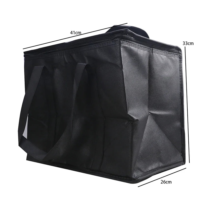 Waterproof Cooler Bag Picnic Insulated Lunch Box Foldable Ice Pack Portable Food Thermal Bag Drink Carrier Delivery Functional