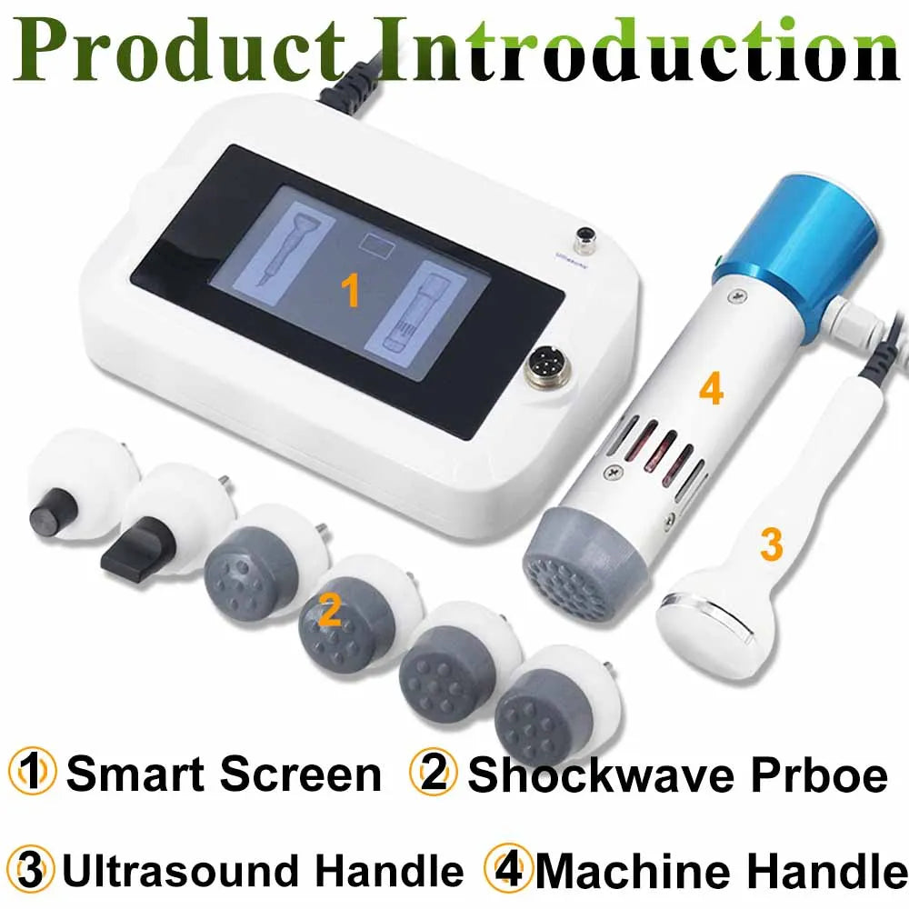 NEW Shockwave Therapy Machine Muscle Strain Pain Relief Body Relax 300mj Shock Wave Equipment Ultrasound Physiotherapy Device