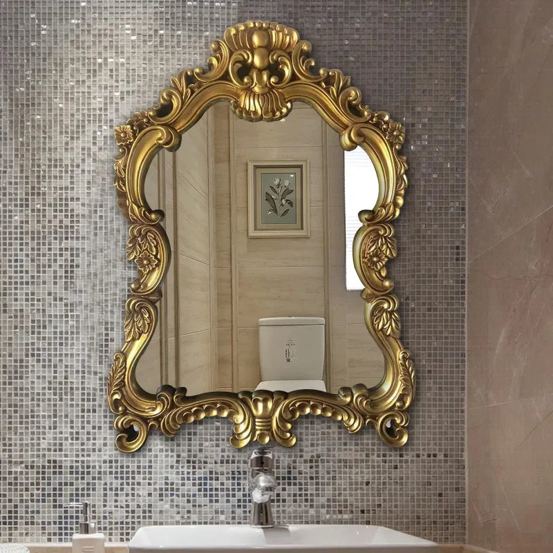 Floor Vintage MirrorsLuxury Standing Large Irregular Vanity Mirror Cosmetic Dressing Room Wall Decoration