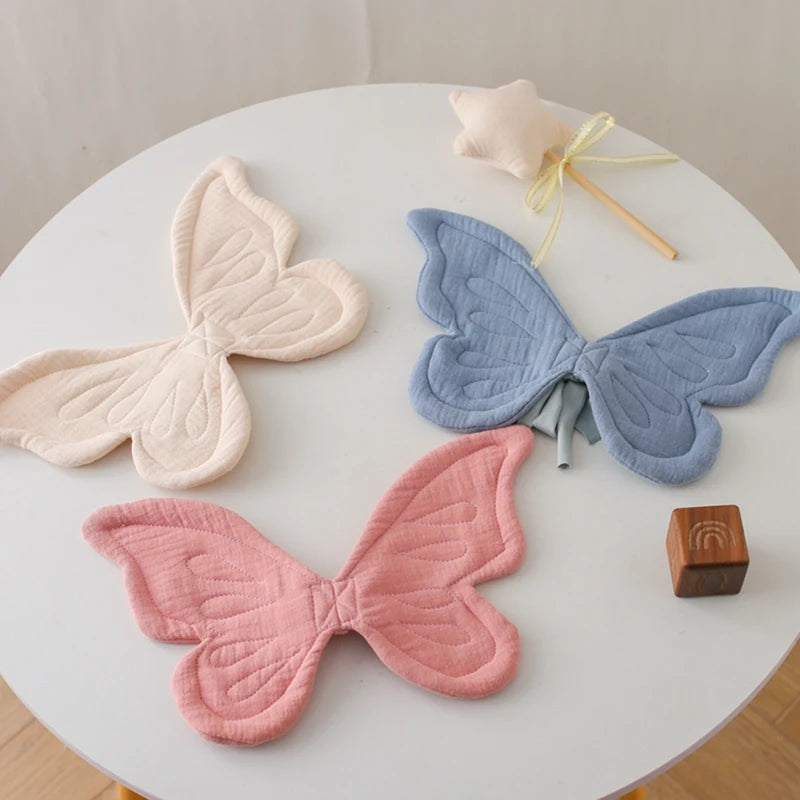 1Pc Infant Cotton Butterfly Back With Wings Photography Props Baby Birthday Party Decoration Accessories For Children Birth Gift