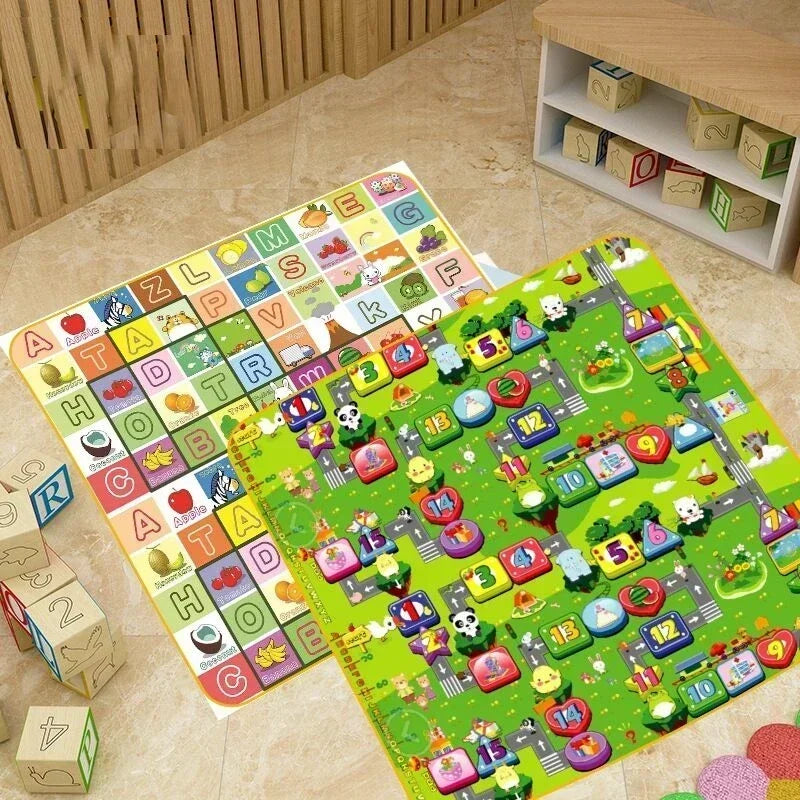 New Thick Playmat EPE Foam Crawling Carpet Baby Play Mat Blanket Children Rug for Kids Educational Toys Soft Activity Game Floor