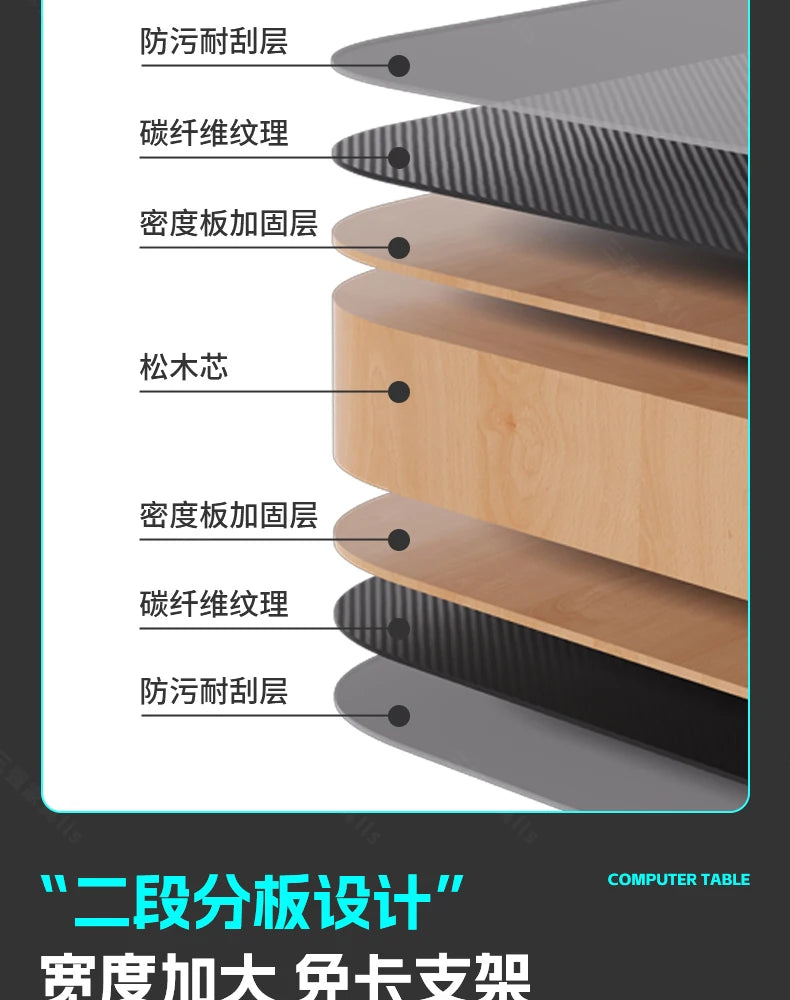 Hidden Aesthetic Office Desk Unique Living Room Musical Studio Office Desk Reception Vanity Mesa Ordenador Home Furniture