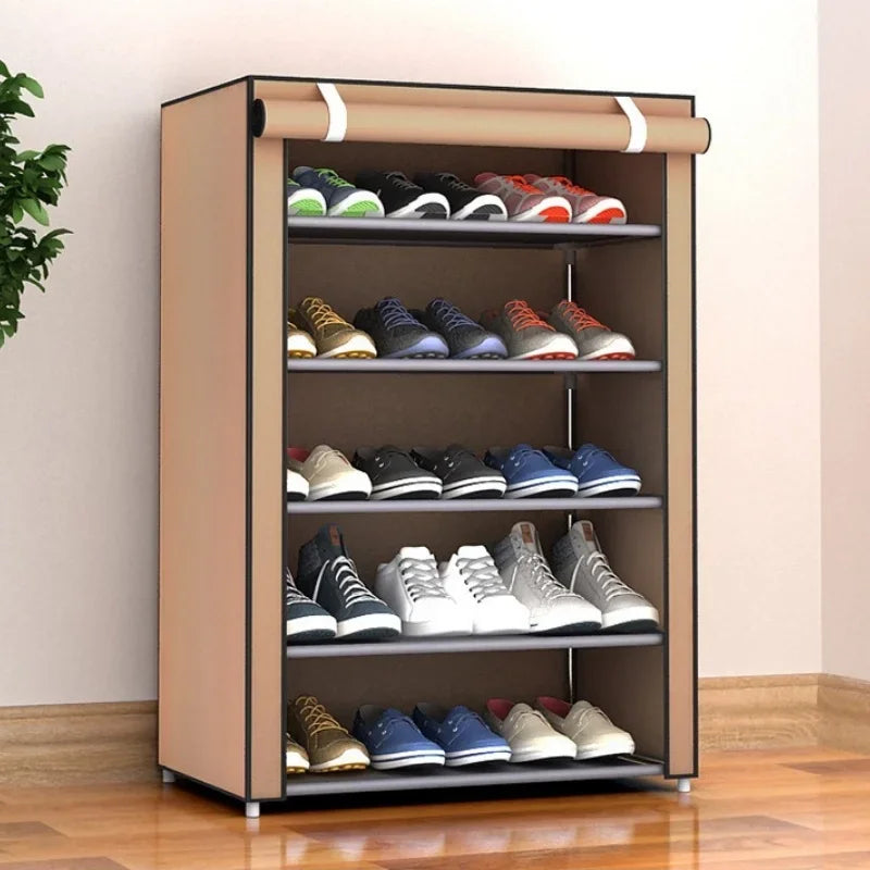 Multi-tier Combination Shoe Rack Home Bedroom Living Room Dustproof Storage Shoe Cabinet Dormitory Simple Shoe Organizer
