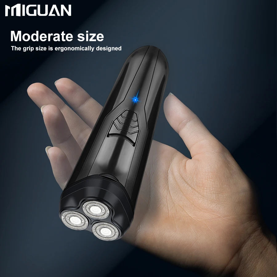 Electric shaver, rechargeable mini portable shaver, intelligent floating shaver, the choice of gift for men, Father's Day Gift