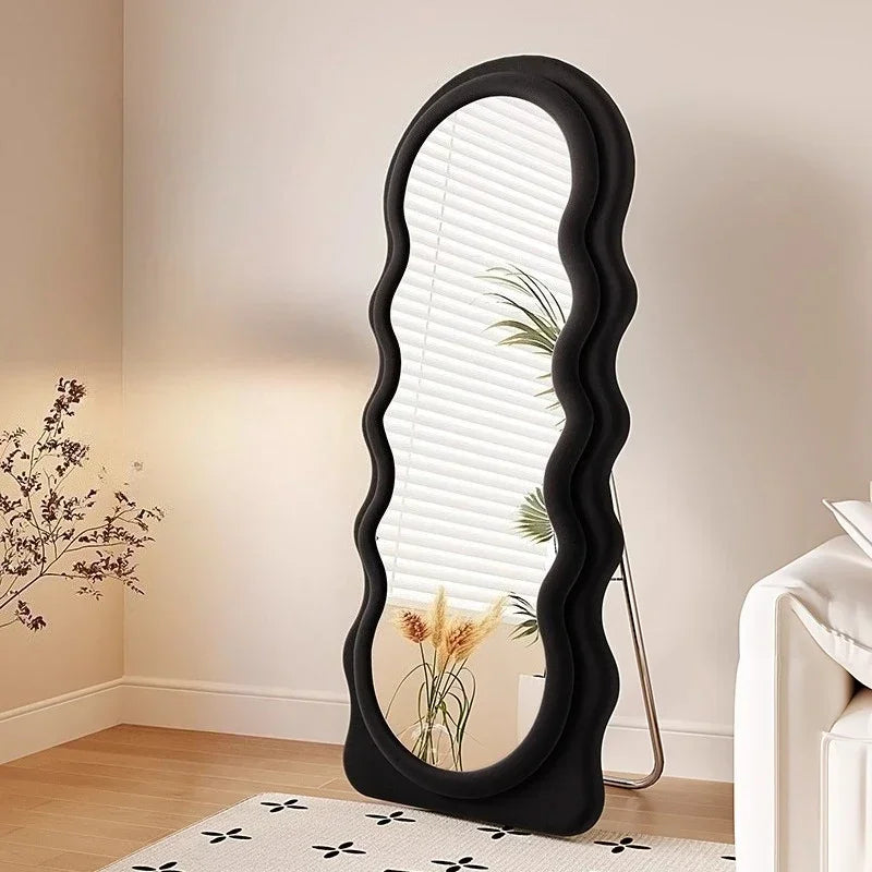 Light Luxury Floor Full Body Mirror Wall Mirrors Room Decoration Makeup Mirrors Full Body Wall Art Miroir Home Bedroom Mirror