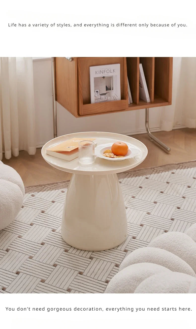 Designer Modern Coffee Table Living Room Nordic Round Glass Coffee Table Side Table