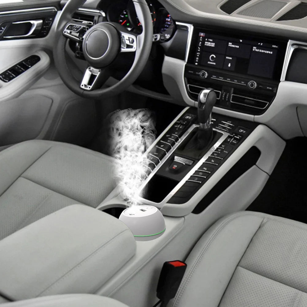 USB Mini Air Humidifier Aroma Essential Oil Diffuser For Home Car Ultrasonic Mute Mist Maker Diffuser with LED Color Lamp