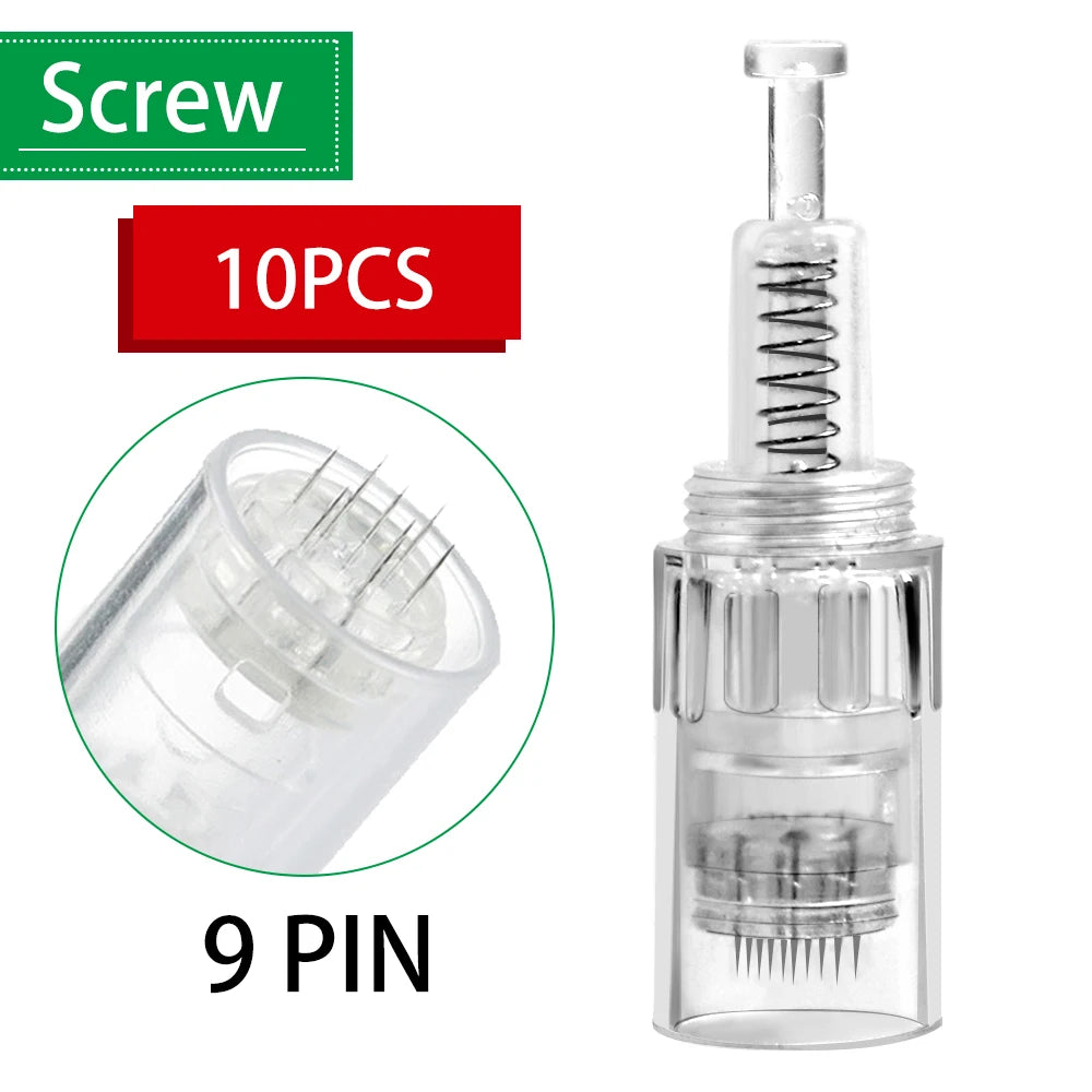 Electric Dr.imp Pen Wireless Dermapen Beuty Care Machine Mute Derma Pen Needle Cartridge Microneedling Tips Nano Micro Needles