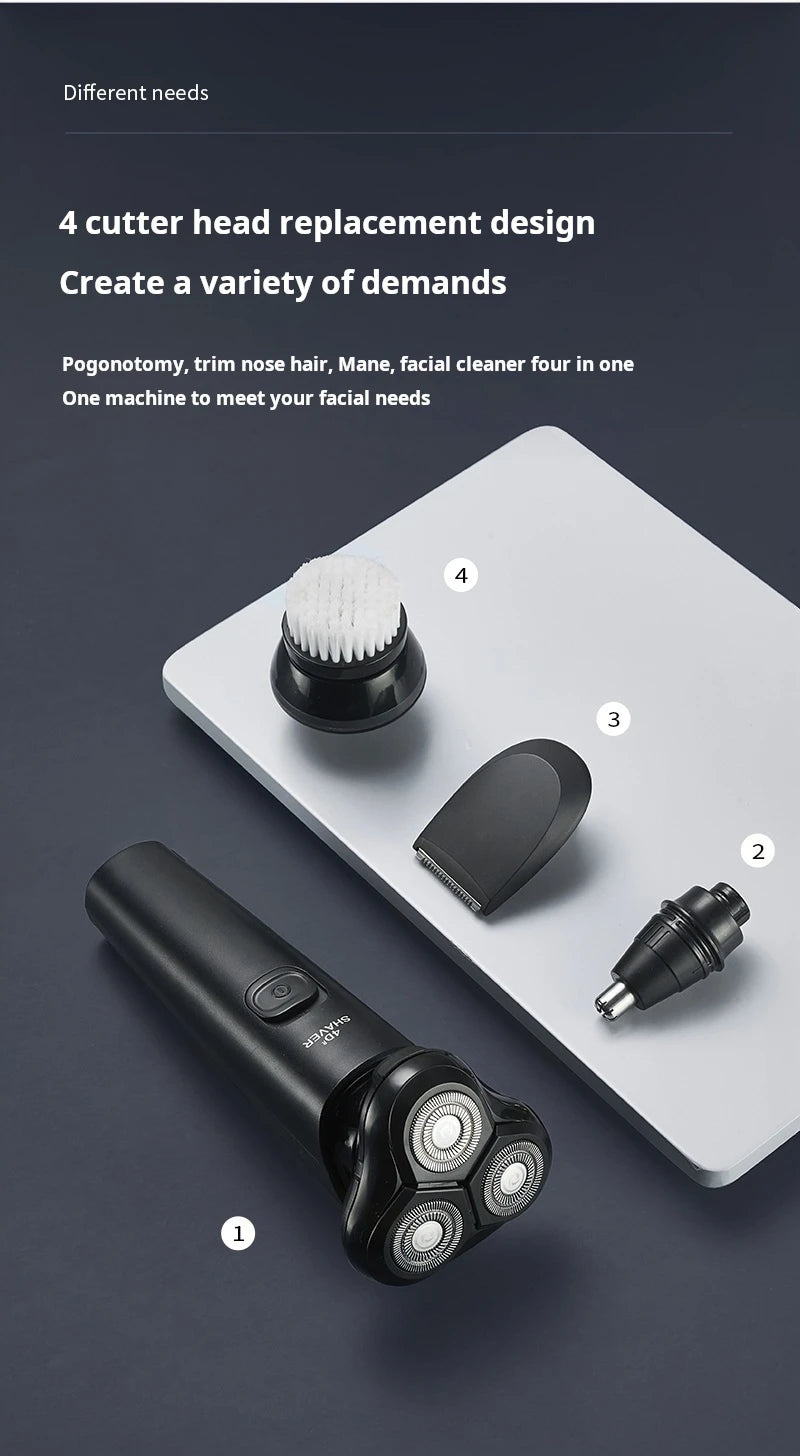 ZOZEN Electric Shaver Electric Razor Body Hair Clipper Cutting Shaving Machine for Men Women Beard Trimmer Washable Rechargeable