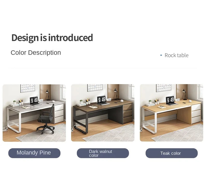 Drawers Executive Office Desk Corner Storage Living Room Supplies Computer Desks Legs European Mesa De Computador Furnitures