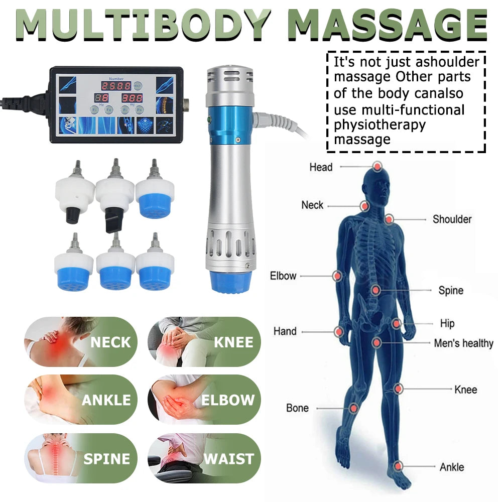 2024 New Shockwave Therapy Machine For Effective ED Treatment Body Relax And Relieve Back Pain Physiotherapy Shock Wave Massager