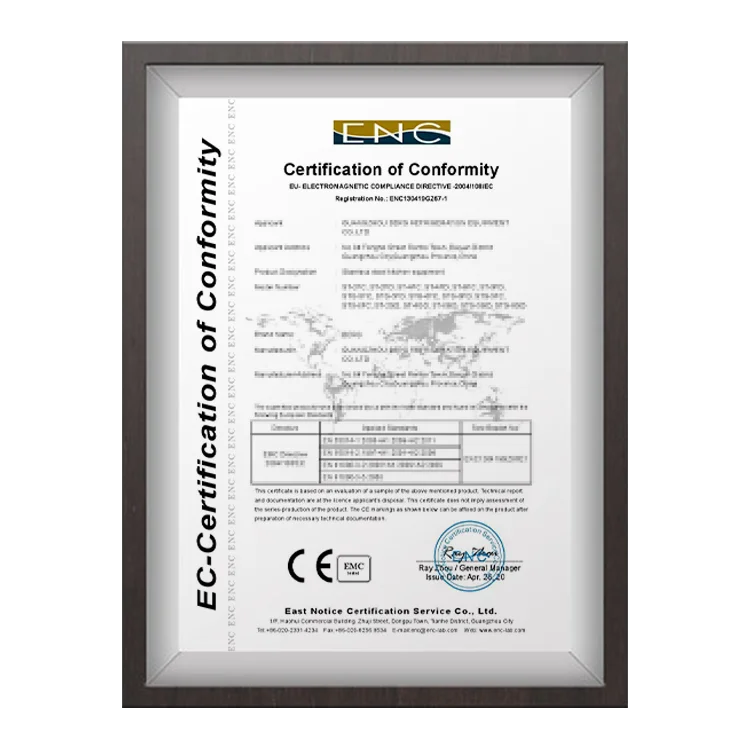 Commercial Top Opening Glass Door Fridge Kitchen Equipment Deep Freezer Refrigerator 2025