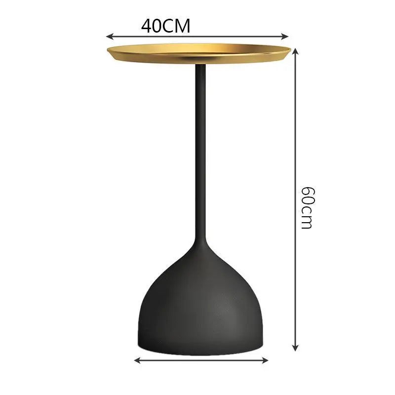 Creative Living Room Side Table Wrought Iron Small Coffee Table Balcony Tea Table Modern Simple Round Living Room Side Tables
