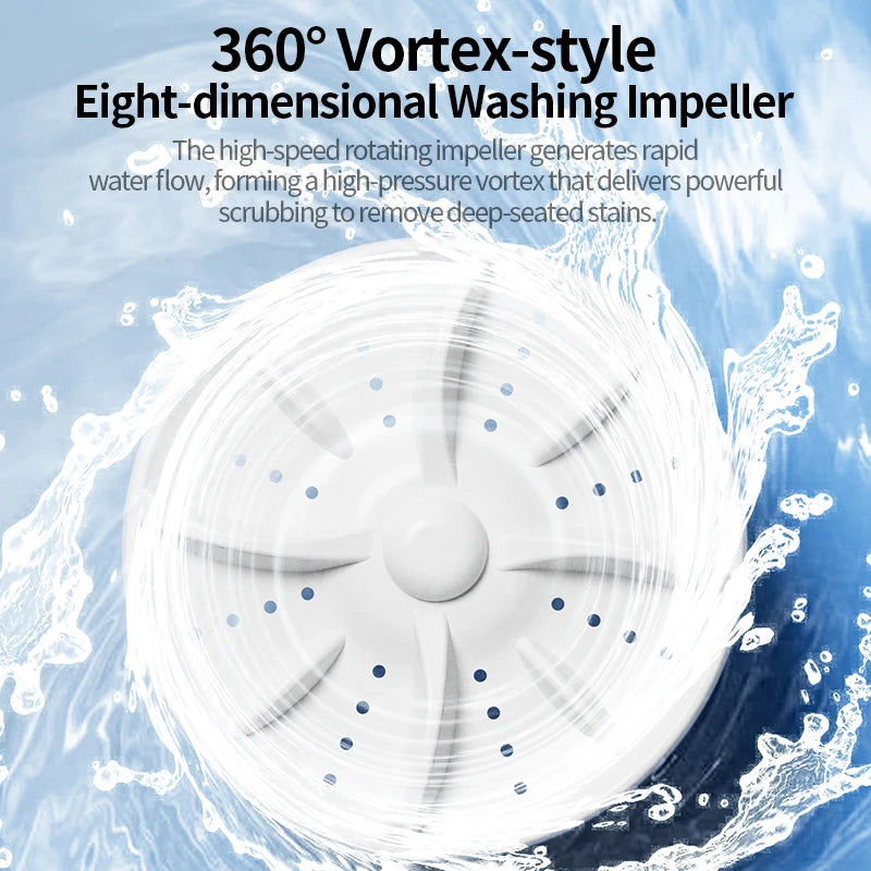 U10 Double Barrel Mini Washing Machine LED Digital Display Small Semi Automatic Wheel Home Dormitory Portable Washing Machine.