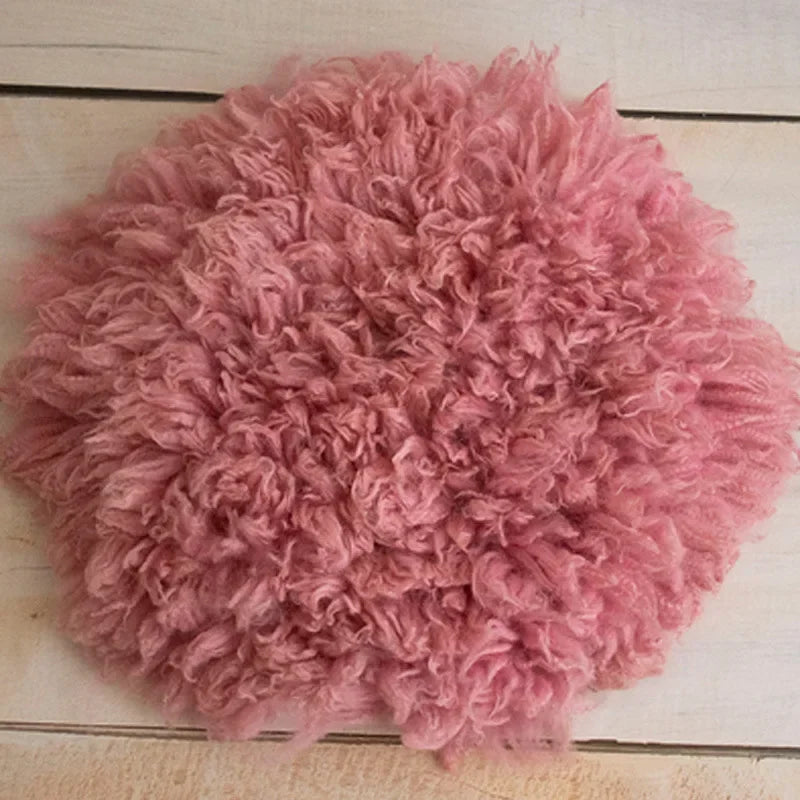 Flokati 100% Wool Blanket Mats Baby Photography Props Newborn Wrap Backdrop Prop for Newborns Photo Shoot Fotografia Accessories