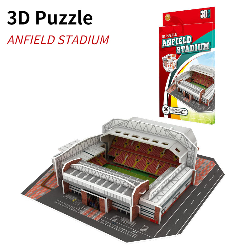DIY Paper 3D Soccer Stadium Puzzle Construction Puzzles Toy Children Intellectual Development Educational Toys Christmas Gifts