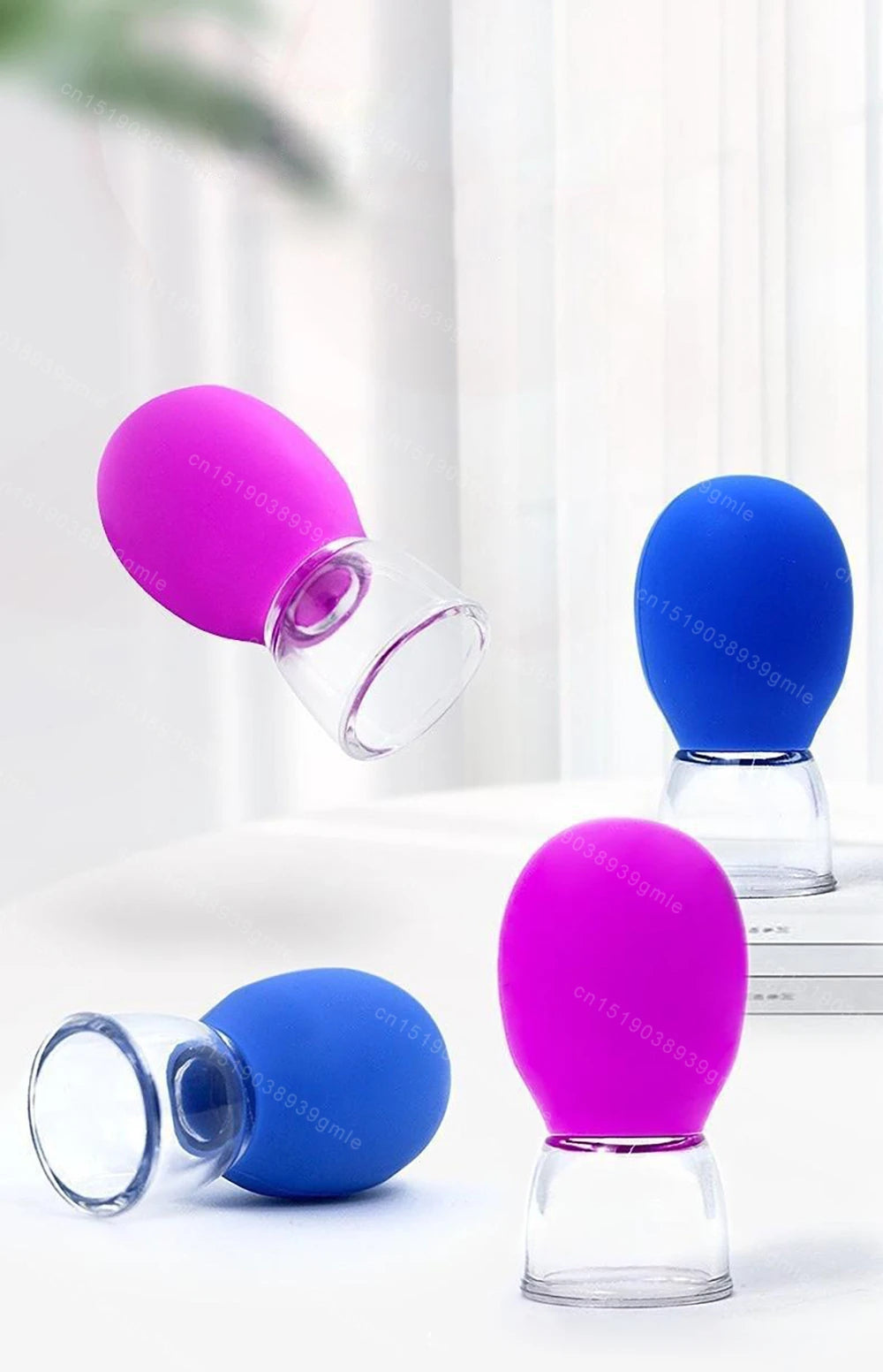 Facial Silicone Cans Cupping Cups Lifting Massage Chinese Cupping Set Small Mini Eye Cup Vacuum Cups Popularity Health Care