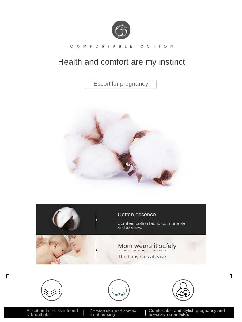 Maternity Nursing Bra Pregnant Women Mother Mama Open Breast Bra Cotton Wire Free Sleep Underwear Lactating Nursing Bralette