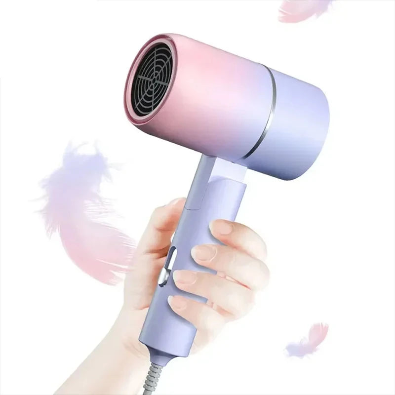 XIAOMI Folding Hairdryer High Power Negative Ion Hair Dryer Home Thermostatic Travel Portable Silent Hair Brush Dryer 2025