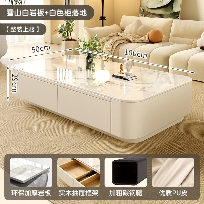 Cheap Cute Coffee Table Clear Simple Designer Modern Luxury Decoration Side Table Writing Mesas Bajas Living Room Furniture