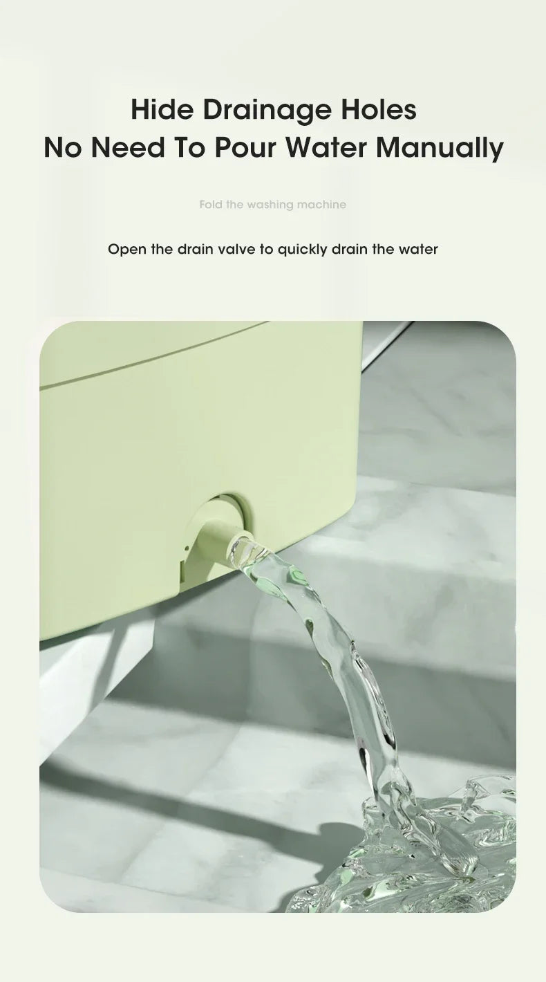 Folding  Washing Machine Sock Barrel Centrifuge Washing Machine Clothes Mini Underwear Portable Washing Machine for Dehydration