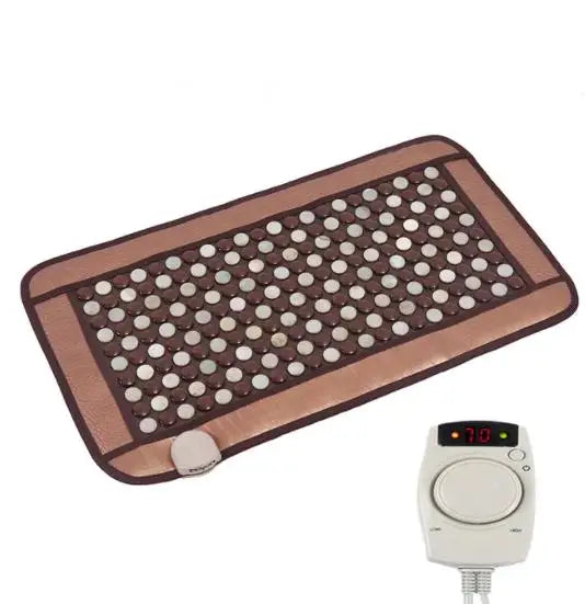 220V healthcare Korea germanium tourmaline massage mat Mix jade mattress electric heating therapy pad cushion best 45x80cm