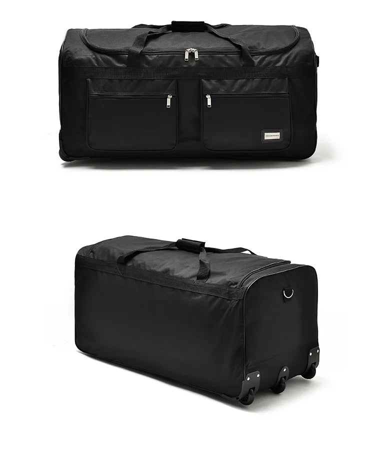32"40" inch Large Capacity Trolley luggage Rolling Luggage Waterproof Oxford Duffel Bag Trolley bag With wheels Travel Suitcase