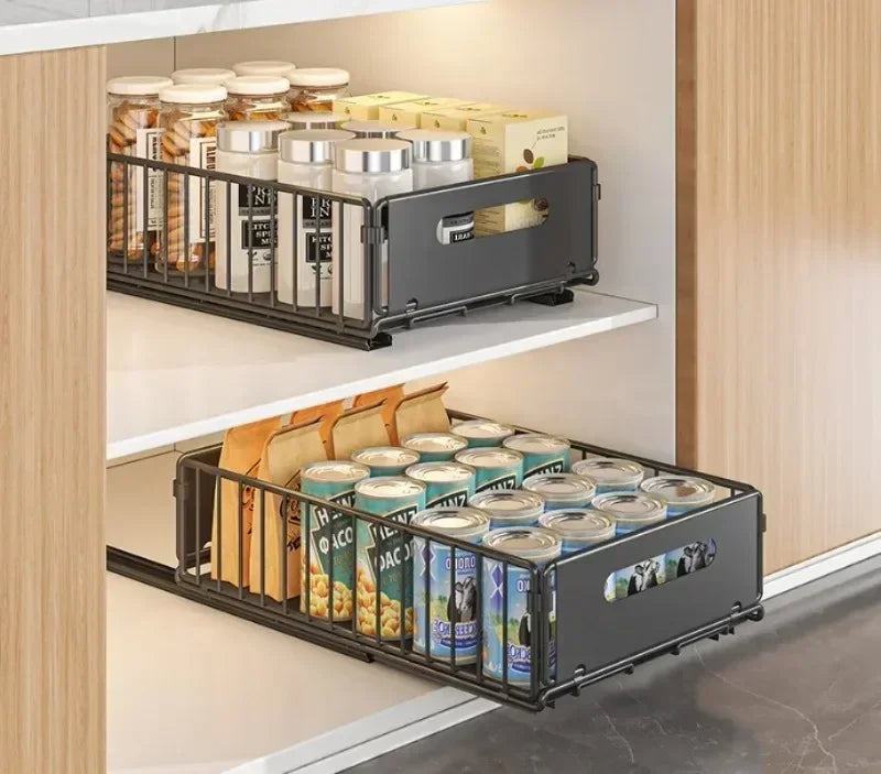 Attached Dish Rack Stainless Steel With Basket Accessory Kitchen Cabinet Organizer Bowl Sink Storage Layered Seasoning Folding