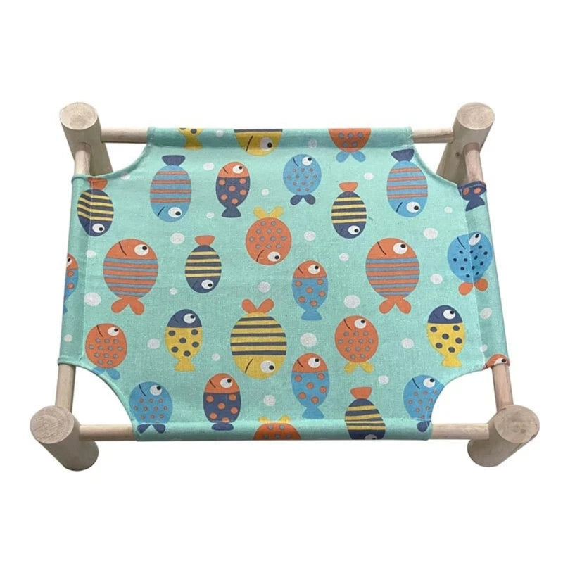 Pet Camp Bed Sheet Replacement Swing Bed, Indoor Sleeping Nest, Nylon Material Swing, Puppy Hammock, Summer