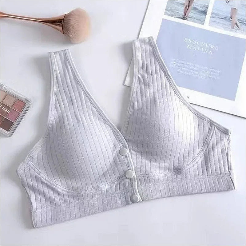 Cotton Maternity Nursing Bras Pregnant Breastfeeding Pregnancy Women Underwear Breast Feeding Bra Soutien Gorge Allaitement
