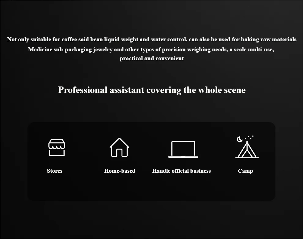 MHW-3BOMBER ESP Coffee Scale Precision Efficiency Lightweight Convenience All-Scenario Indoor & Outdoor Professional Scale