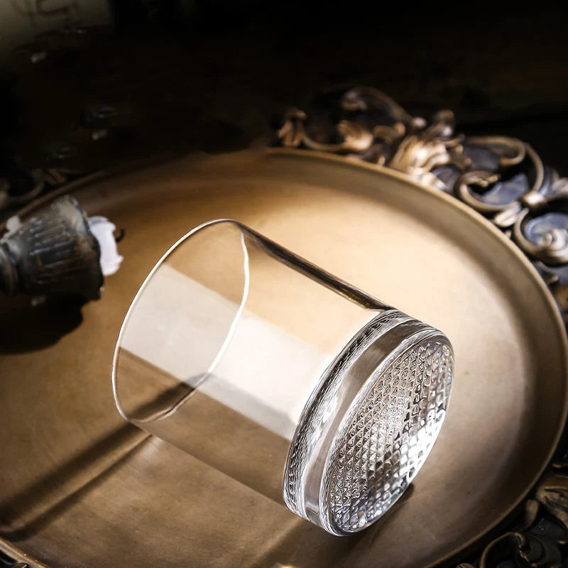 Whiskey Glass, Old Fashioned Rocks Glasses Tumblers, Glassware for Cocktail Scotch, Bourbon, Gin, Voldka, Brandy