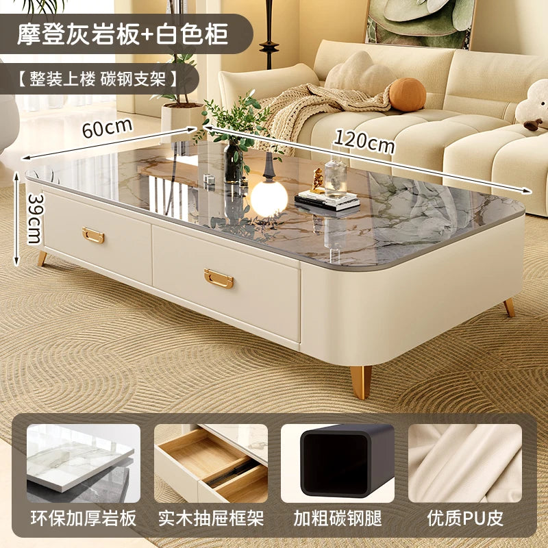 Cheap Cute Coffee Table Clear Simple Designer Modern Luxury Decoration Side Table Writing Mesas Bajas Living Room Furniture