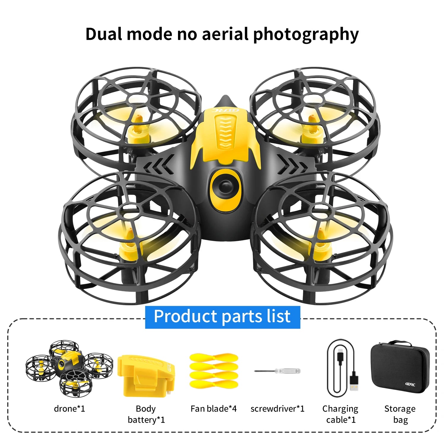 4DRC V18 Mini Drone 3D Flip Headless Mode Drones Air Pressure Height Maintain RC Quadcopter Dron Children's Toy Gift NEW
