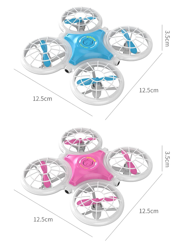 Mini Drone Flash 3D Flip 2.4G 4CH Remote Control Helicopter Altitude Hold Rc Quadcopter Aircraft Kid Toys For Children Christmas