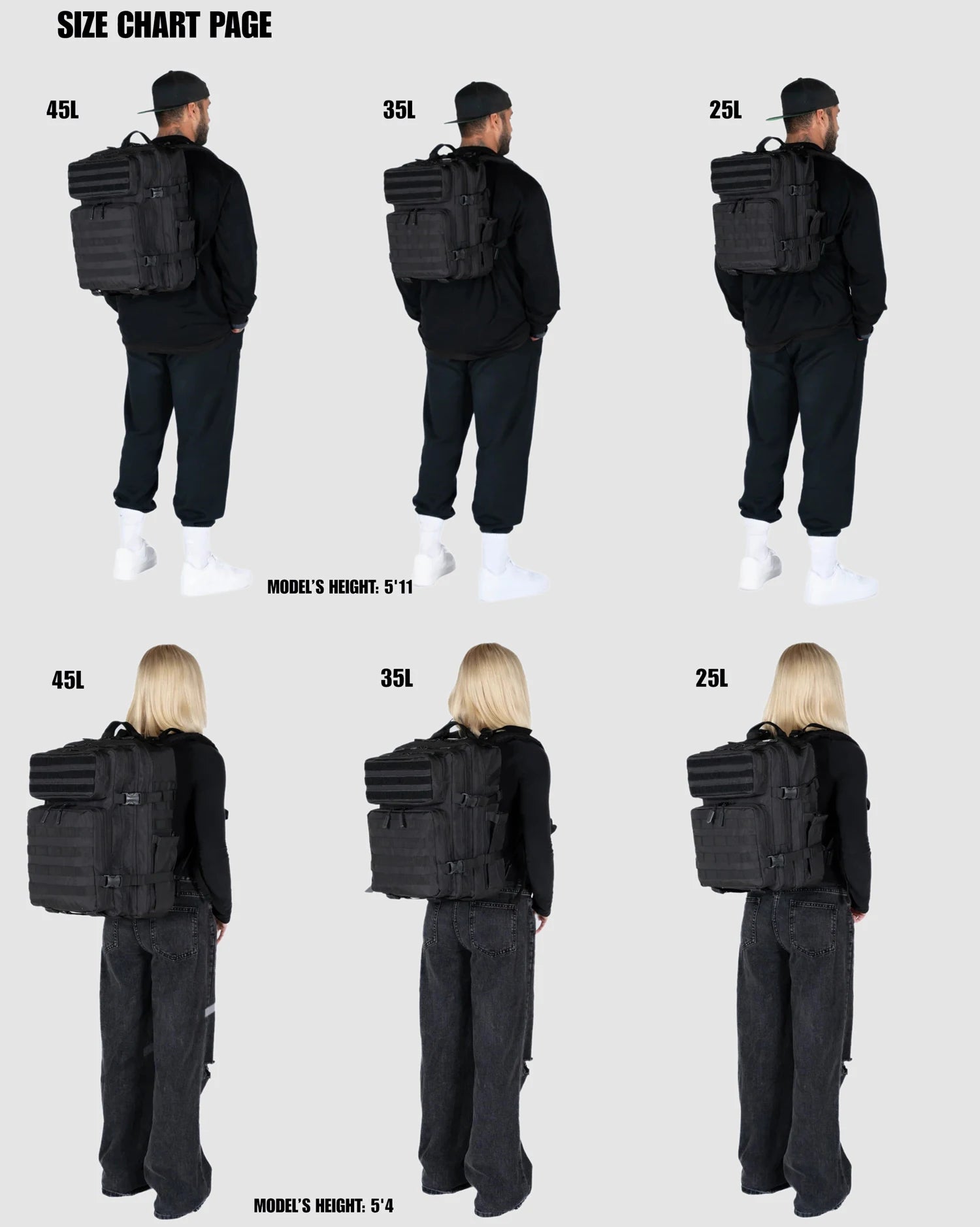 45L Meal Prep Management Backpack Gym Tactical Waterproof Insulated Lunch Cooler Bag Hiking Camping Travel Rucksack