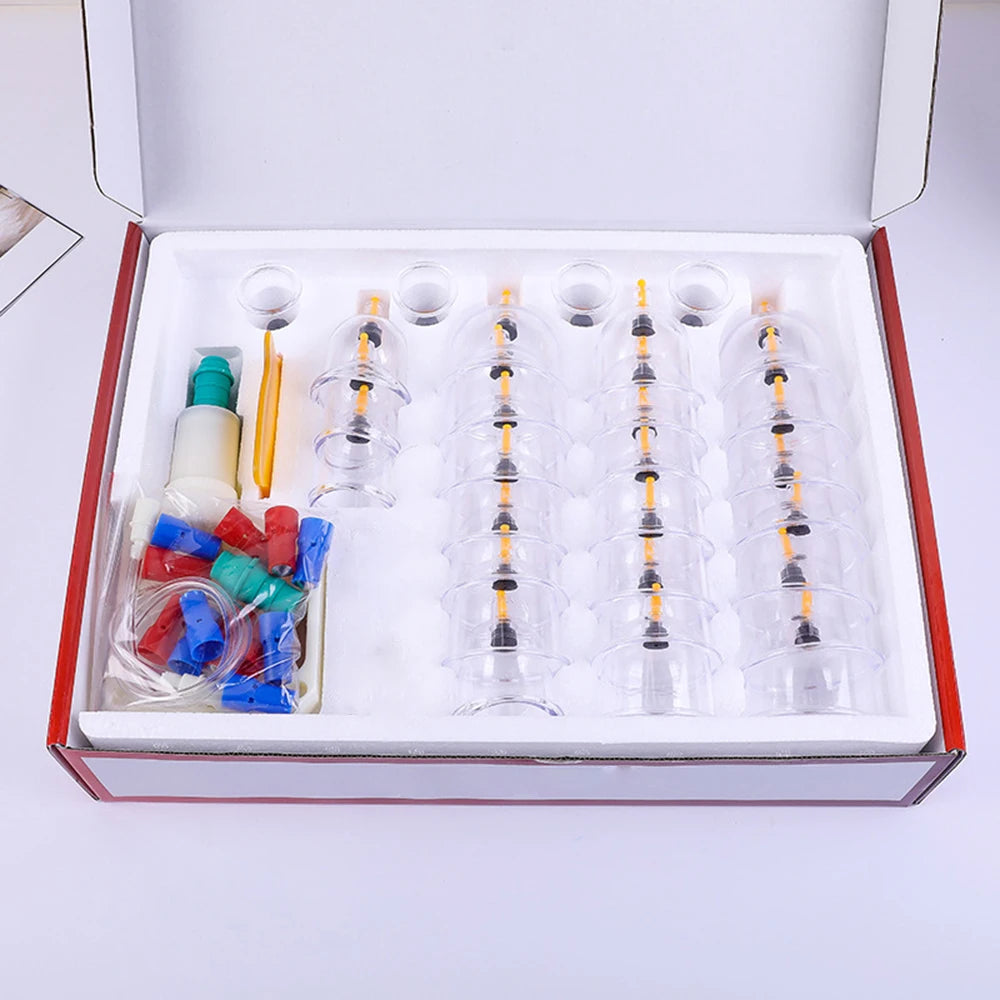 32 Can Household Thickened Vacuum Cupping Machine Non Glass Cupping Machine Health Cupping Machine Massage Tool