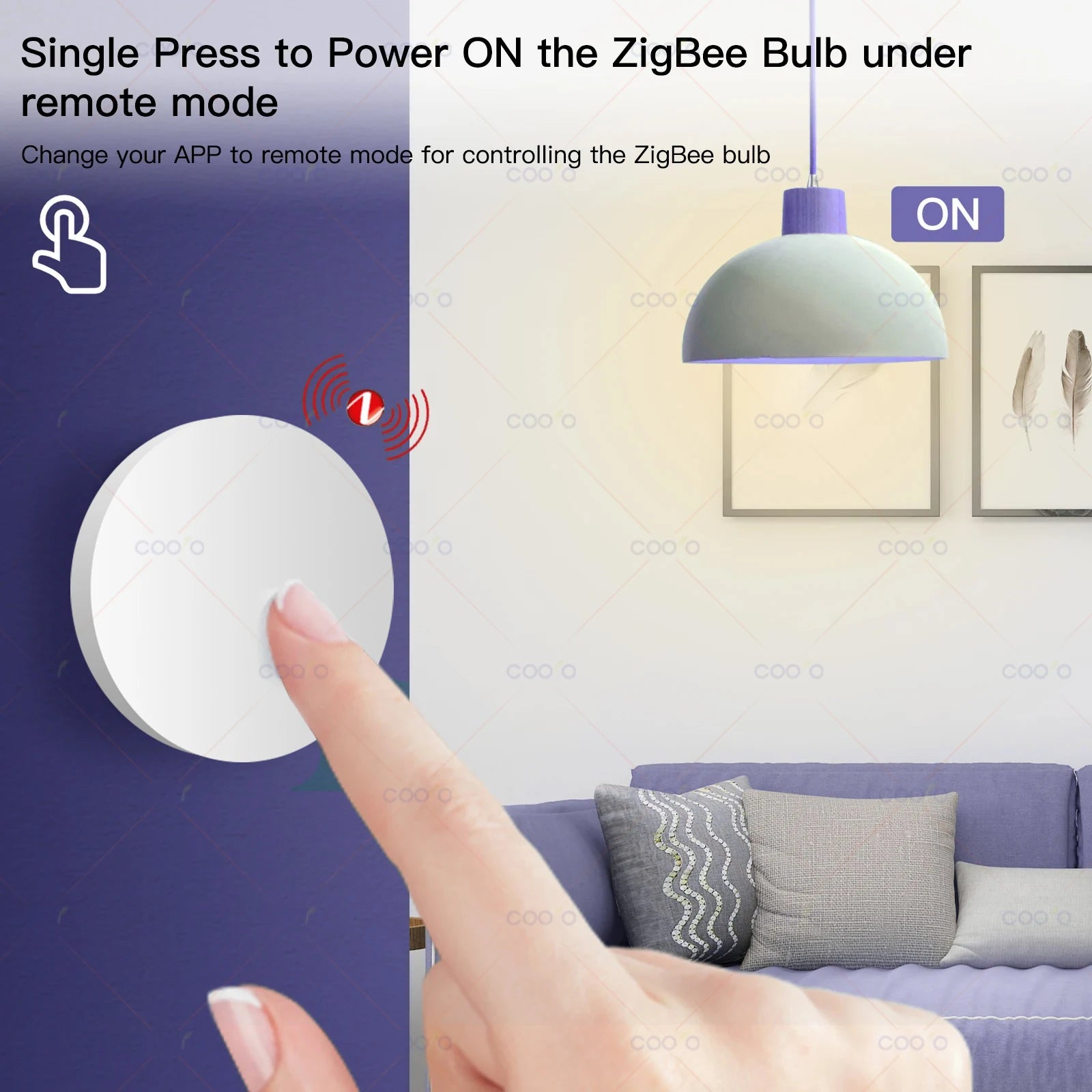 New ZigBee Button Scene Switch Intelligent Linkage Smart Wireless Wall Push Button works with Zigbee2MQTT Ewelink Alexa Alice