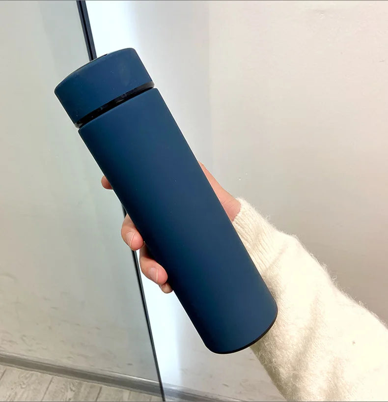 500ML Portable Thermos Bottle 304 Stainless Steel Thermal Water Bottle Insulated Flask Cup Outdoor Camping Drinkware