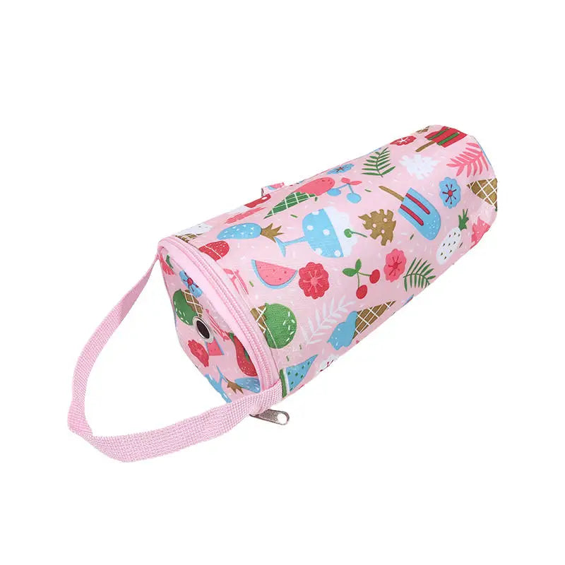 Portable Milk Tea Tote Bag Heat Preservation Bag Carrying Insulated Cup Cover Umbrella Bag Handbag Camping Drinkware Accessories
