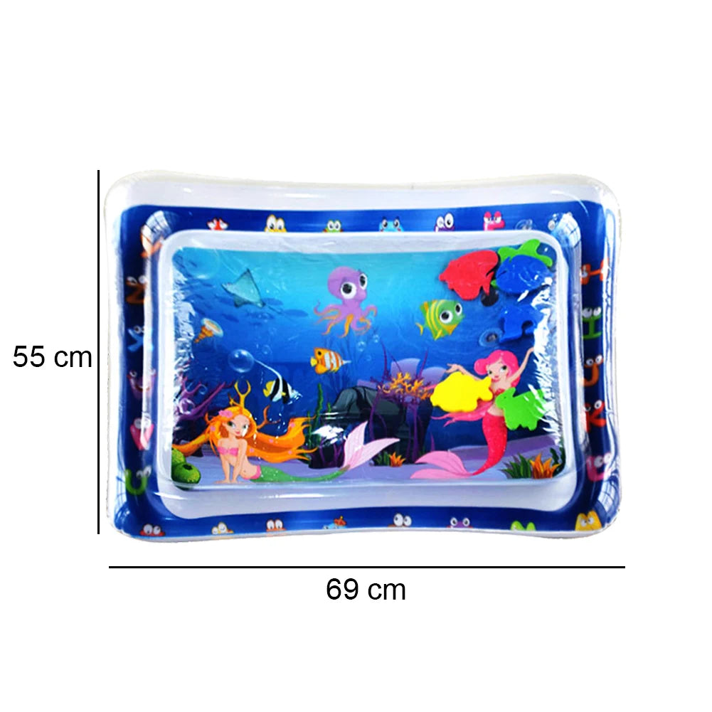 Baby Water Play Mat Inflatable Toys Children's Mat Kids Thicken PVC Playmat Toddler Activity Play Center Water Mat for Babies