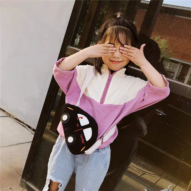 Cartoon Children Bags Cute Car Boy Girl Travel Mini Snack Messenger Bags Kids Crossbody Bags Fashion Shoulder Bags