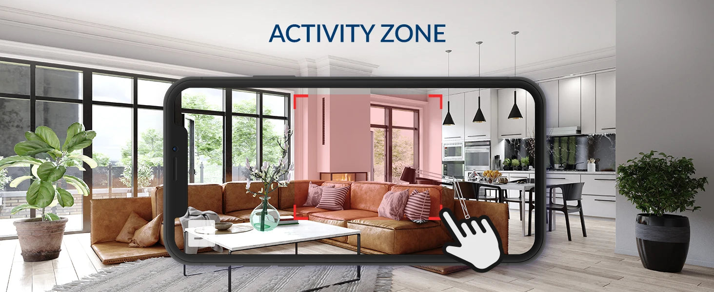 YI 2pcs Pro Camera Kit 2K 3MP, AI-Based Smart Home 2.4G Baby Cam Pet Video Record Surveillance Enhanced Night Vision