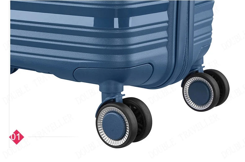 20/24/28 inch zipper trolley luggage bag travel suitcases with Universal wheels combination lock travel bags lightweight luggage