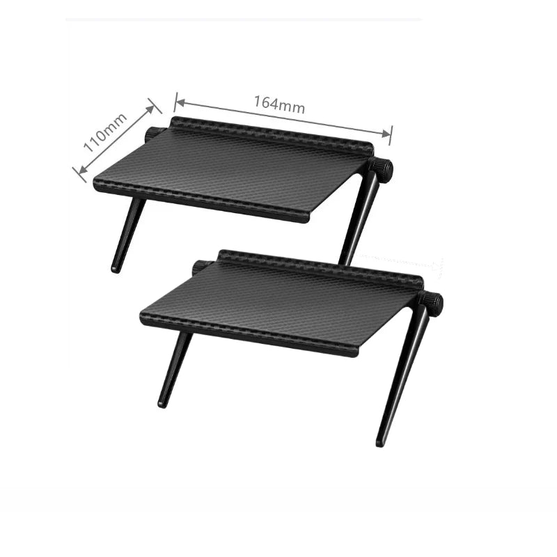 Adjustable Universal TV/Monitor Top Shelf Organizer - Space-Saving Multi-Purpose Rack for Router, Media Box Computer Accessories