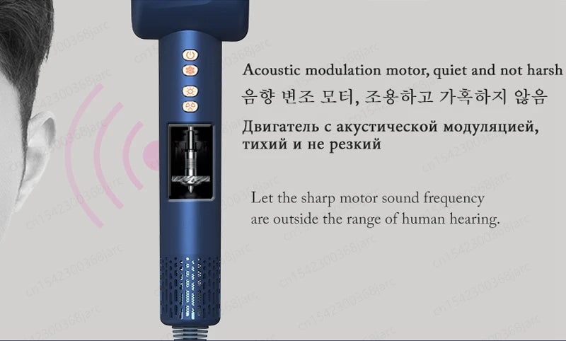 Professional Super Hair Dryer Personal Hair Care Styling Negative ion Salon Tool Constant Anion Electric Leafless Hair Dryers