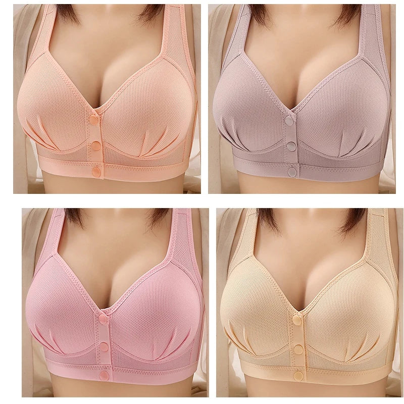 Maternity Bra Wire Free Front Closure Breastfeeding Nursing Bra Pregnant Women Sleeping Bras Gorge Allaitement