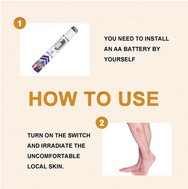 2025 Hᴏᴛ Sᴇʟʟɪɴɢ Pʀᴏᴅᴜᴄᴛs: Vein Leg Massager, Upgraded Second Generation, Blue Light Laser Tool Root Repair