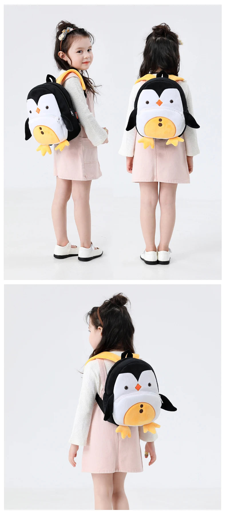 Cute Animals Cartoon Plush Children Backpacks Schoolbag Girls Boys casual Baby Bags