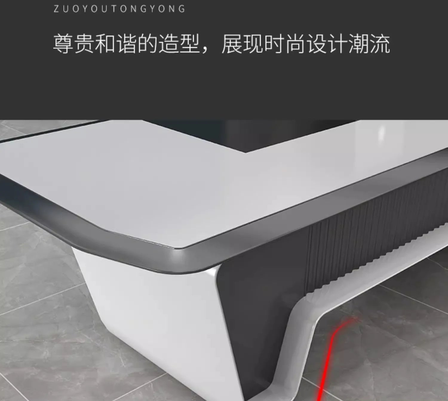 Organizer High End Computer Desks Modern Corner Work Light Luxury Office Desk Storage Creativity Escritorio Oficina Furniture